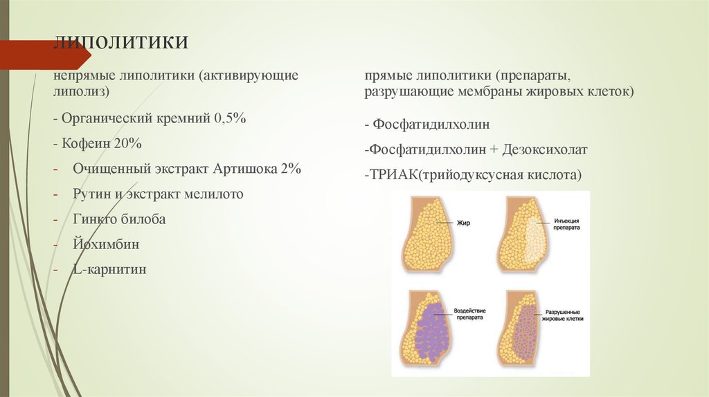 Как колоть липолитик в лицо схема