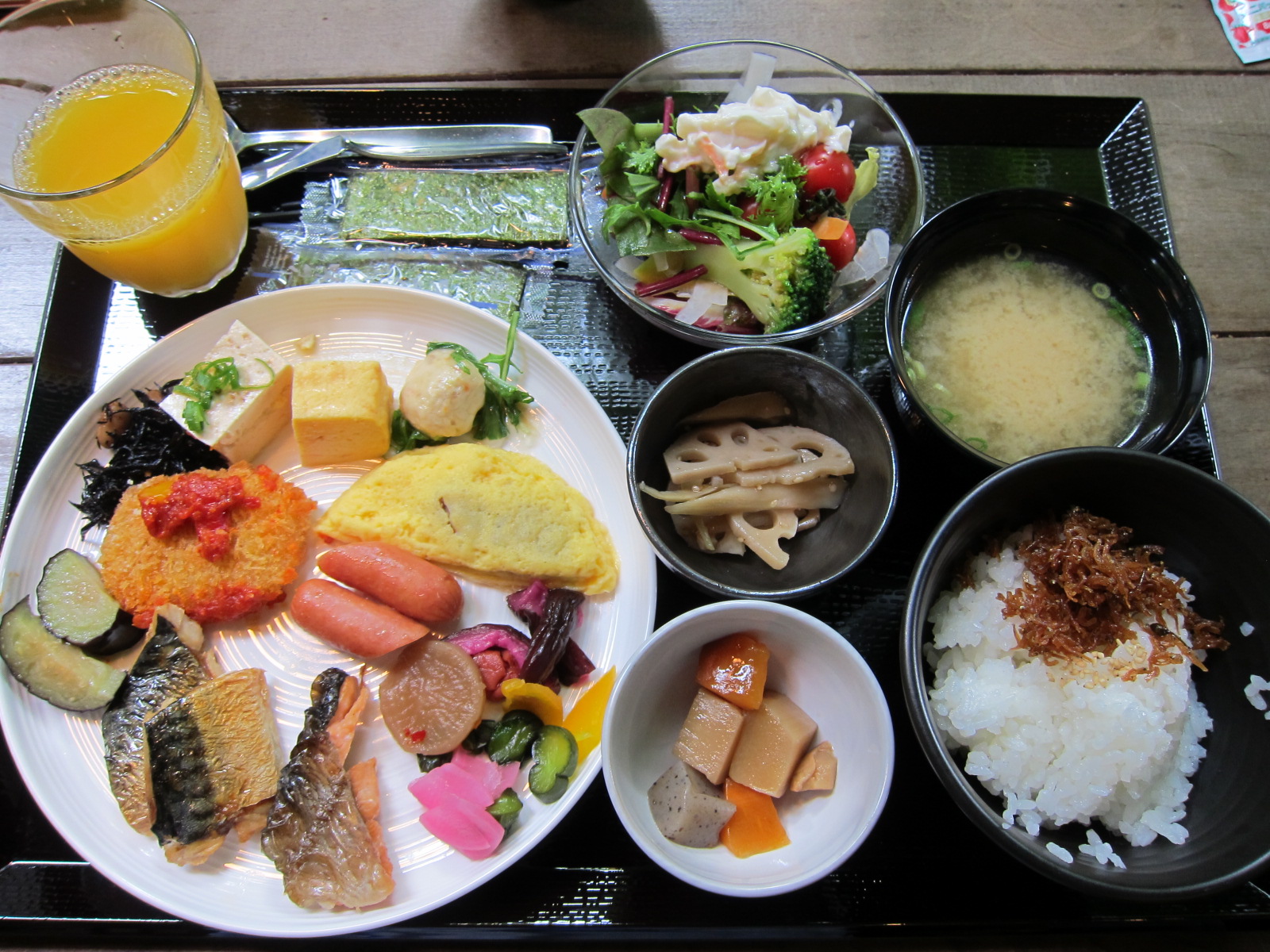 завтрак в японии