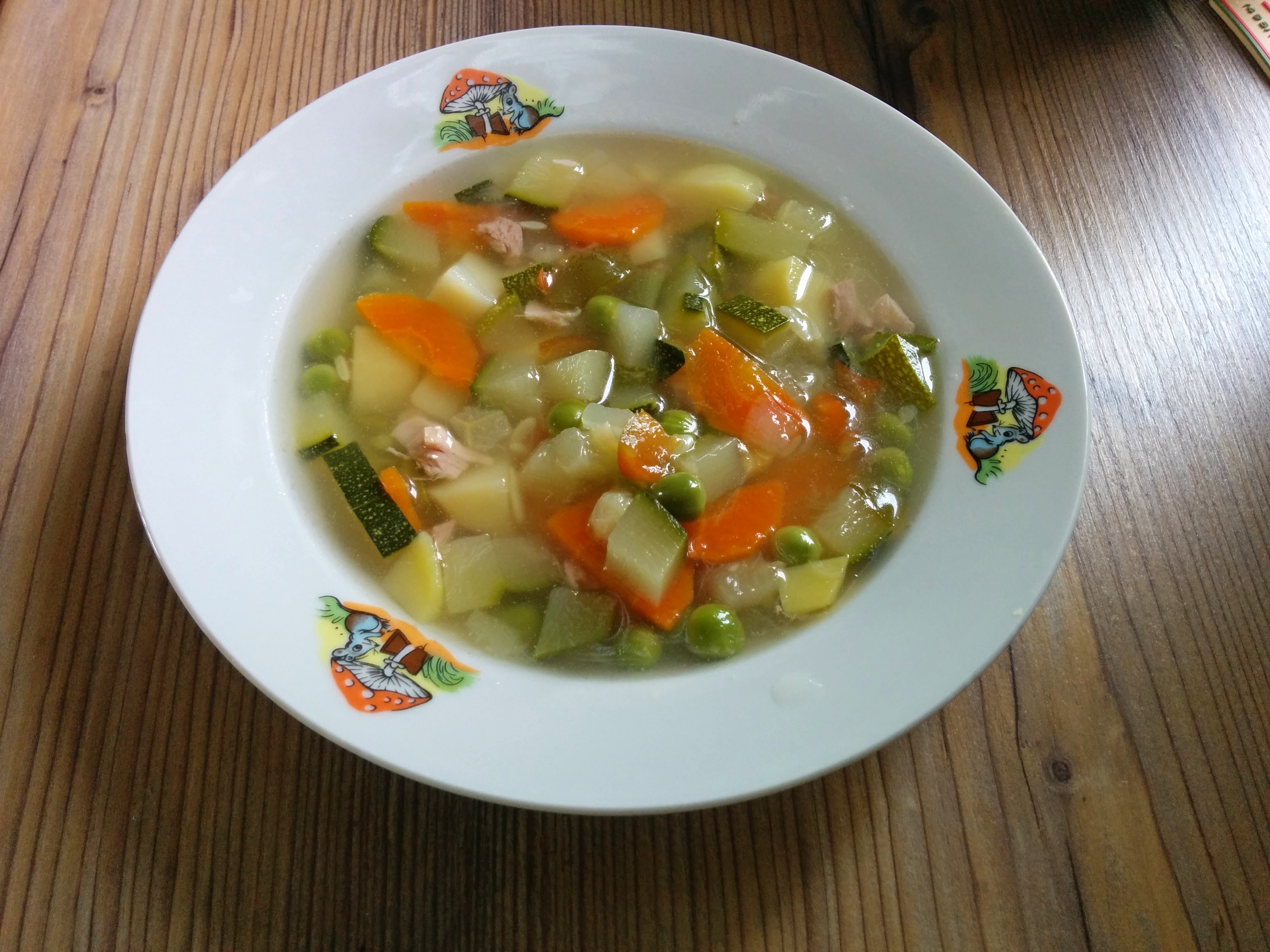 Овощной суп домашний