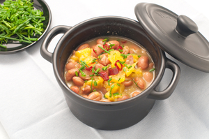 Тыквенный суп с фасолью приготовить очень просто