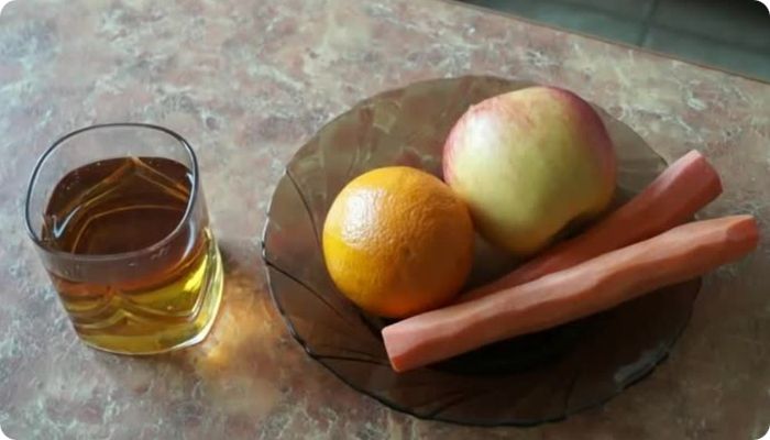смузи яблоко с апельсином