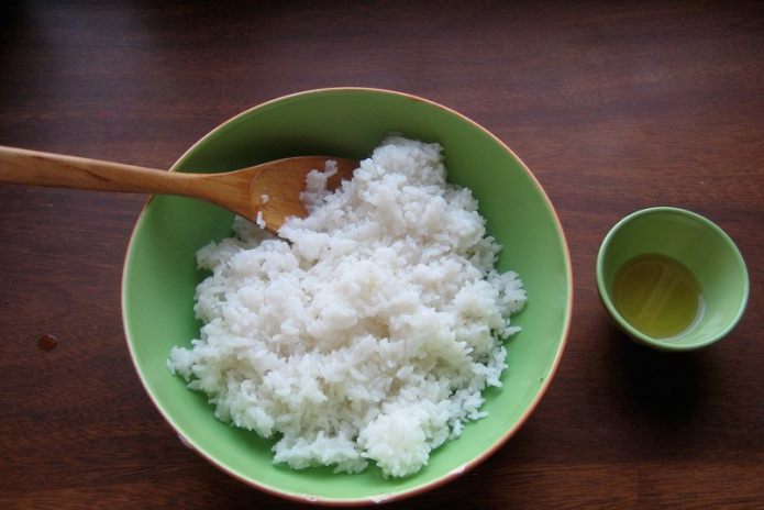 тарелка риса