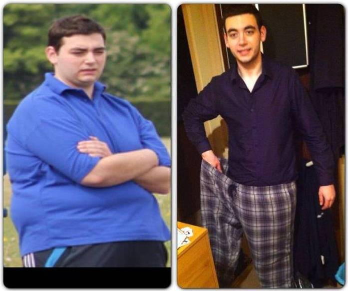 Lee lost 104 Pounds at home