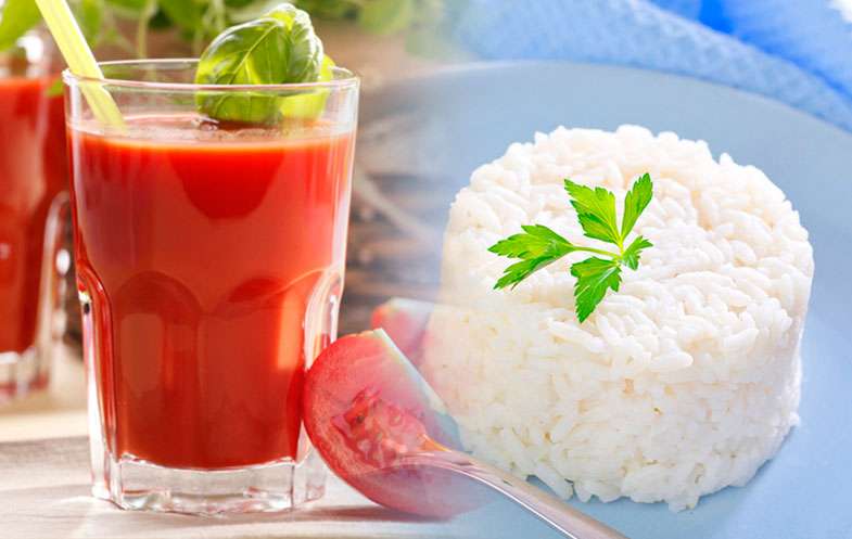 рис и томатный сок для похудения