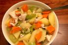 Суп с овощами и куриной грудкой