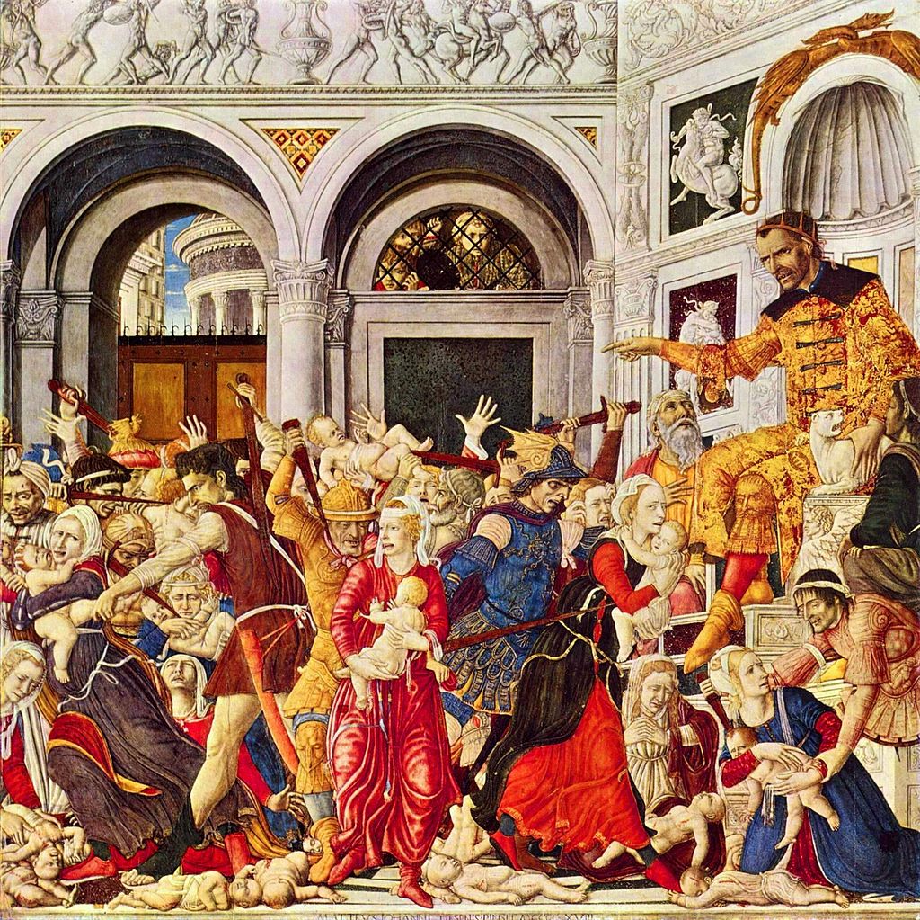 «Избиение младенцев». Маттео ди Джованни, 1488. Музей Каподимонте