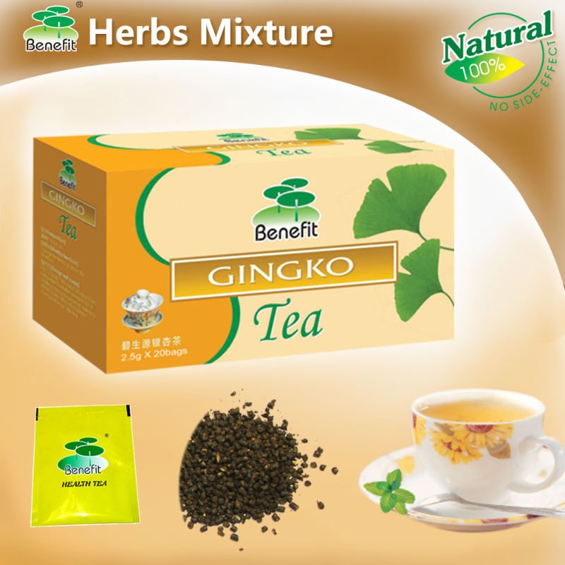 Gingko tea cholesterol reducing