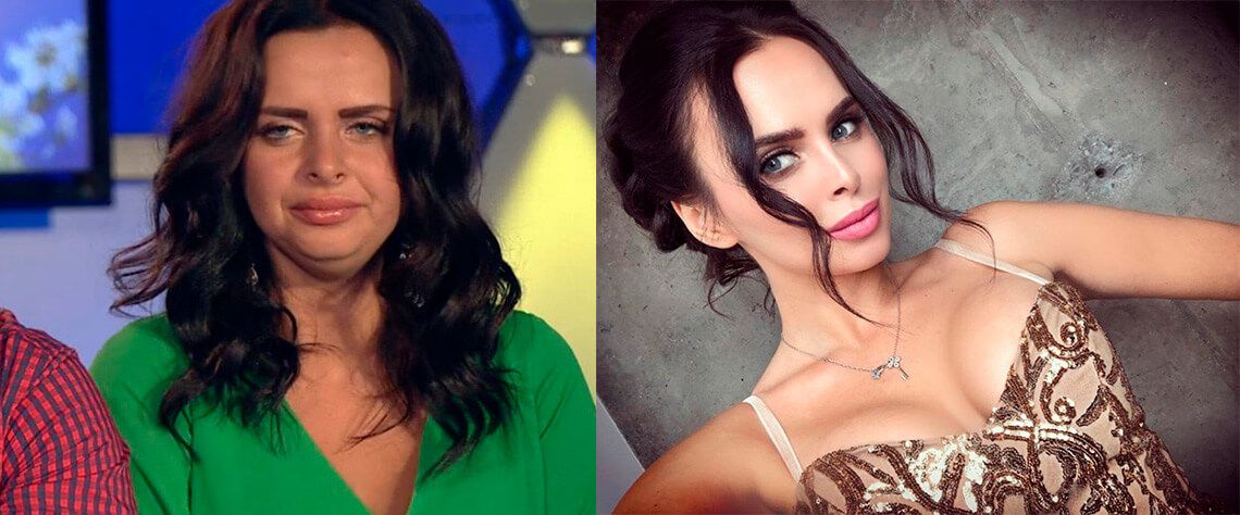 Виктория Романец до и после похудения
