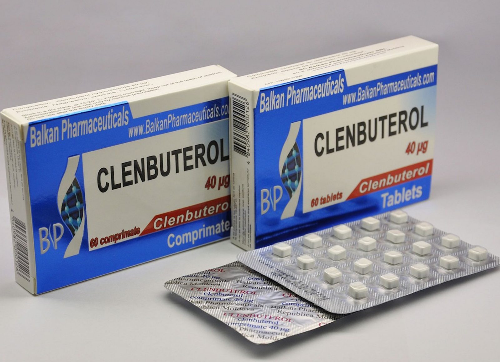 Кленбутерол в таблетках Balkan Pharmaceuticals