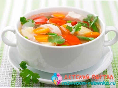 Фото овощного супа полезного после отравления