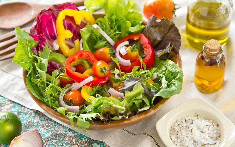 польза овощного салата