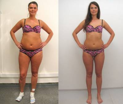 Быстрые диеты - фото до и после