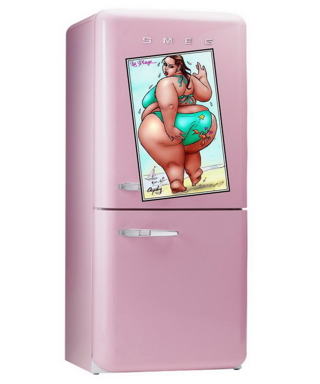 Надписи и картинки на холодильник для похудения