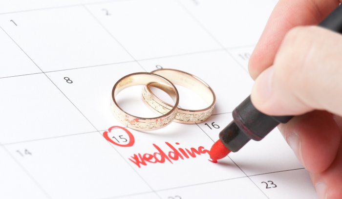 Благоприятные дни для свадьбы в 2019