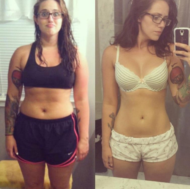 до и после похудения