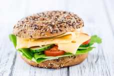 Cheese and Salad Bagel - Weight Loss Resources - Lunch Day 4