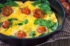 Spinach and Tomato Omelette - Weight Loss Resources